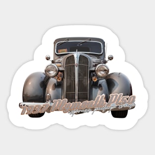 1937 Plymouth PT50 Express Pickup Truck Sticker